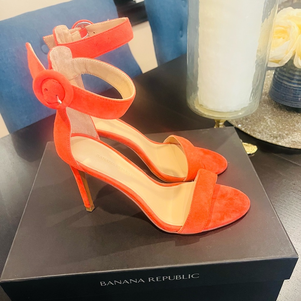 Banana Republic Women's Bare Suede Heel